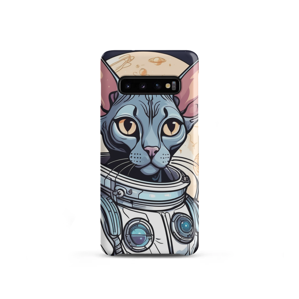 PugMug Custom Black Sphynx Cat Samsung Case