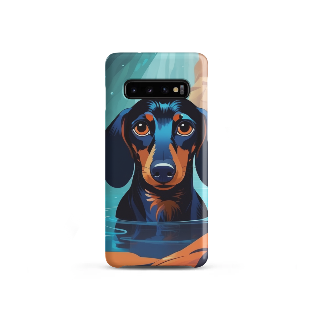 PugMug Custom Black Dachshund Samsung Case