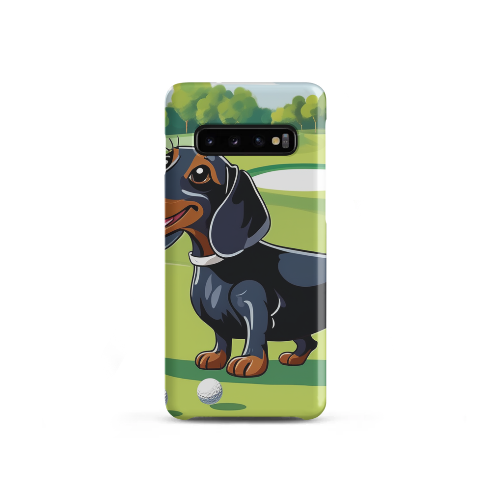 PugMug Custom Black Dachshund Samsung Case
