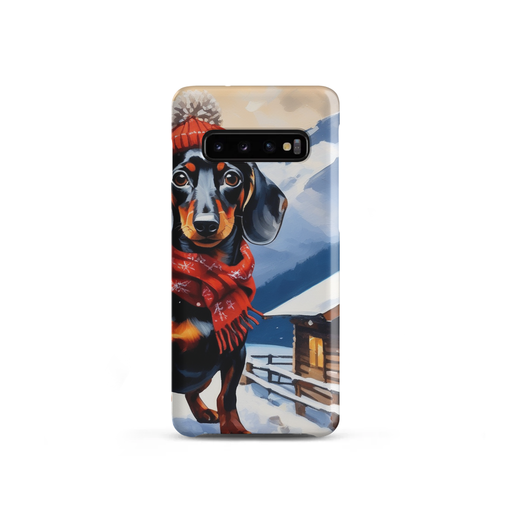 PugMug Custom Black Dachshund Samsung Case