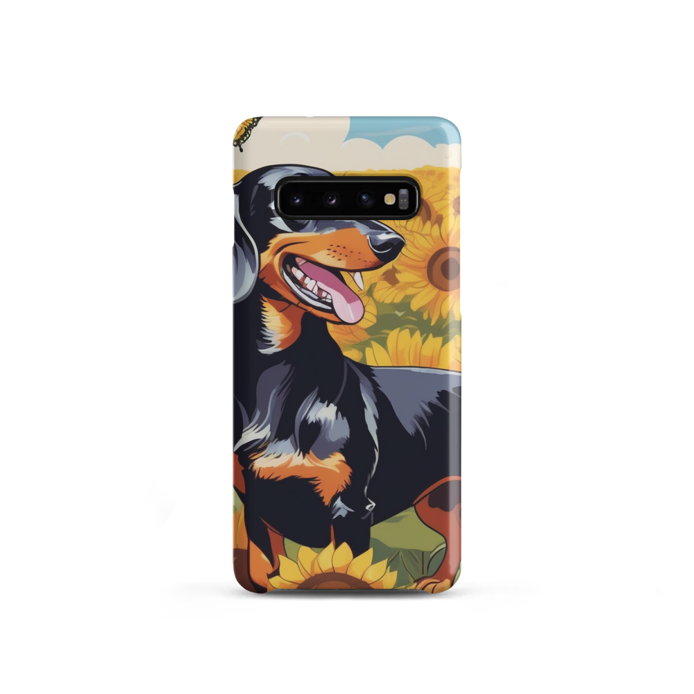 PugMug Custom Black Dachshund Samsung Case
