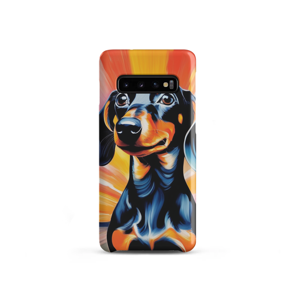 PugMug Custom Black Dachshund Samsung Case