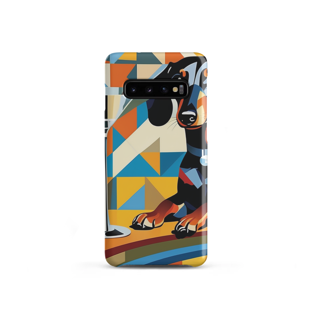 PugMug Custom Black Dachshund Samsung Case