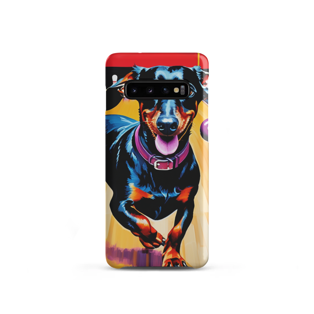 PugMug Custom Black Dachshund Samsung Case