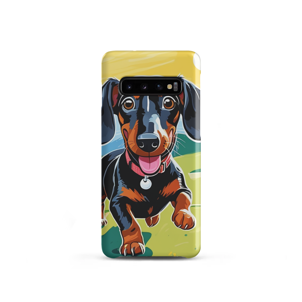 PugMug Custom Black Dachshund Samsung Case