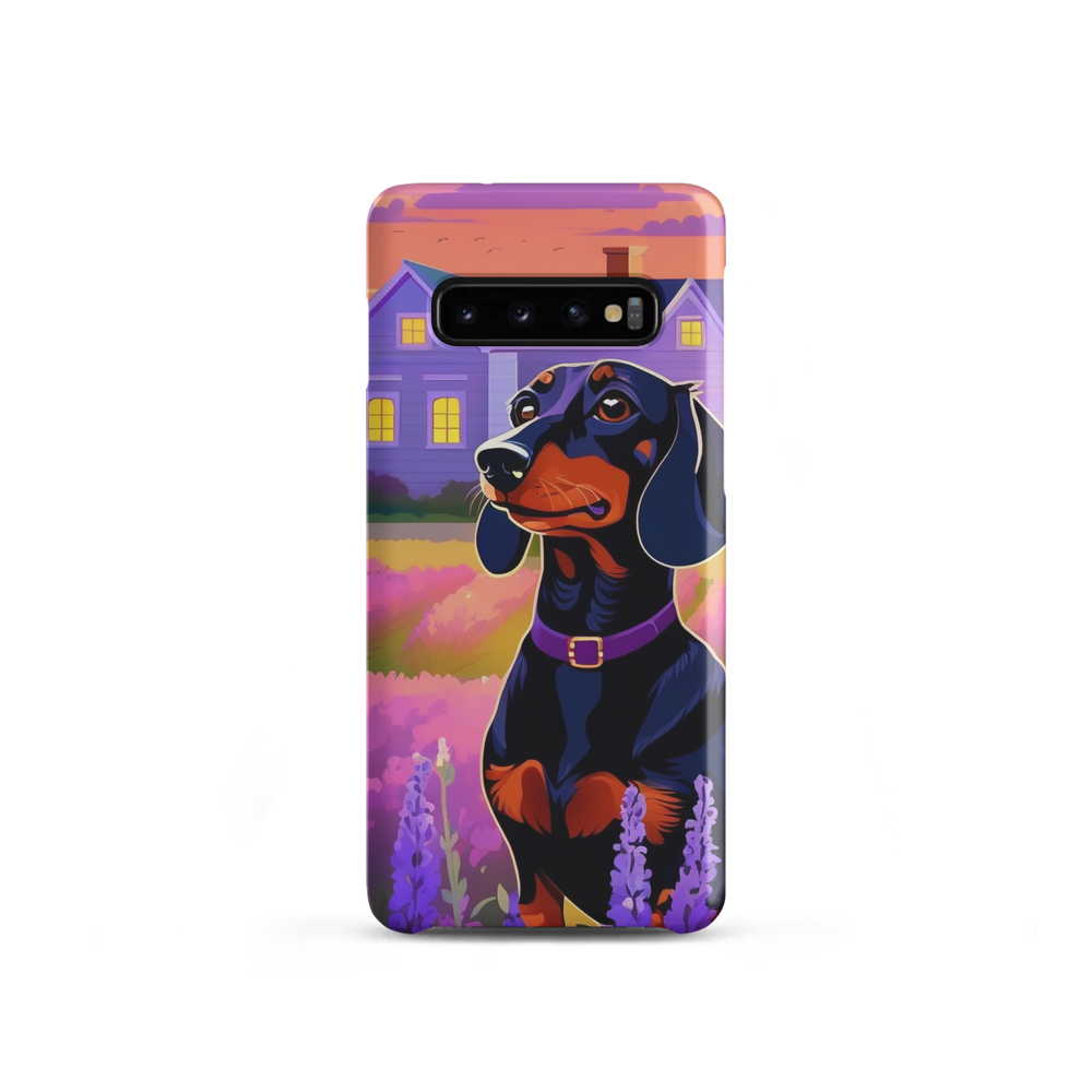 PugMug Custom Black Dachshund Samsung Case