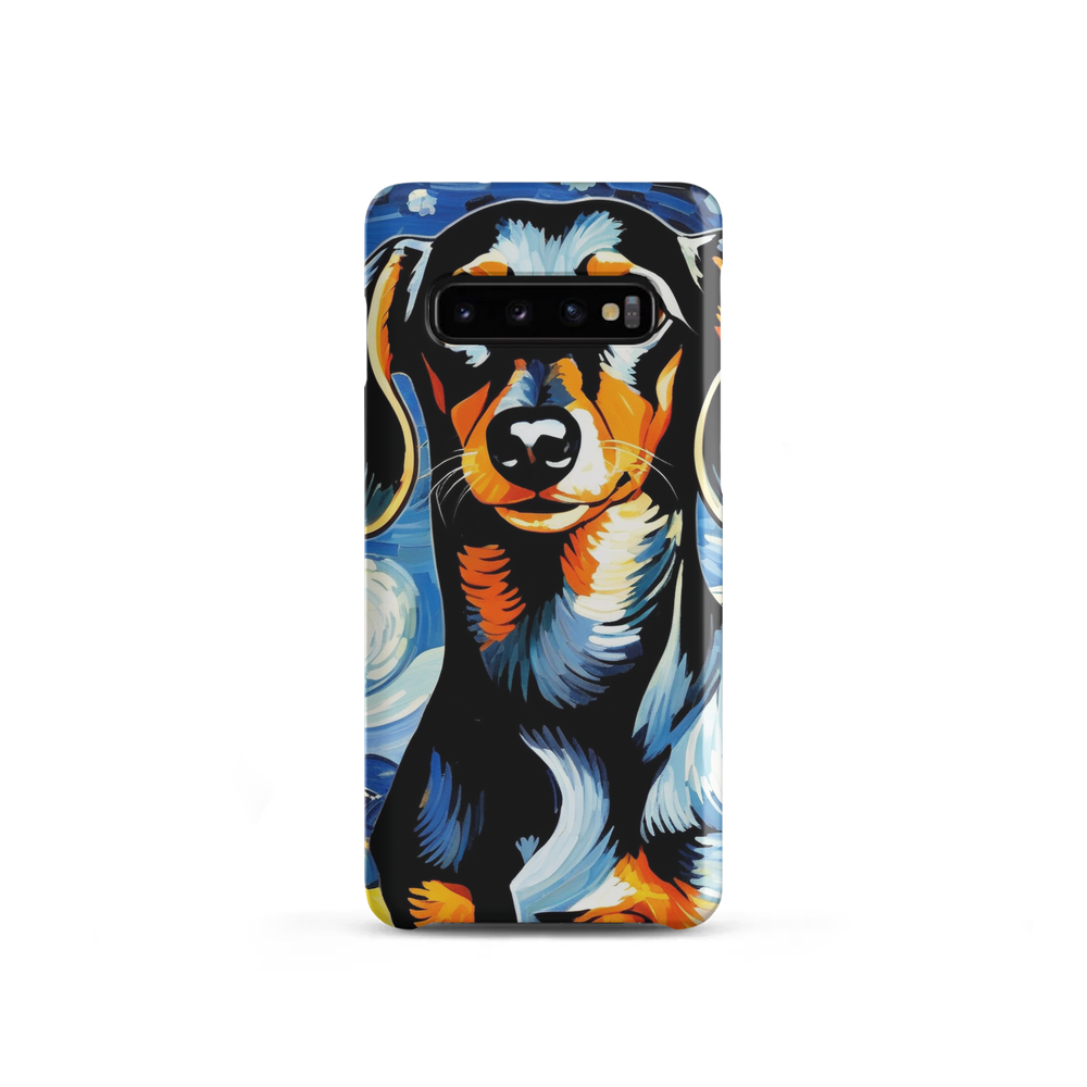 PugMug Custom Black Dachshund Samsung Case