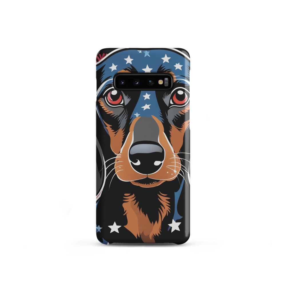 PugMug Custom Black Dachshund Samsung Case