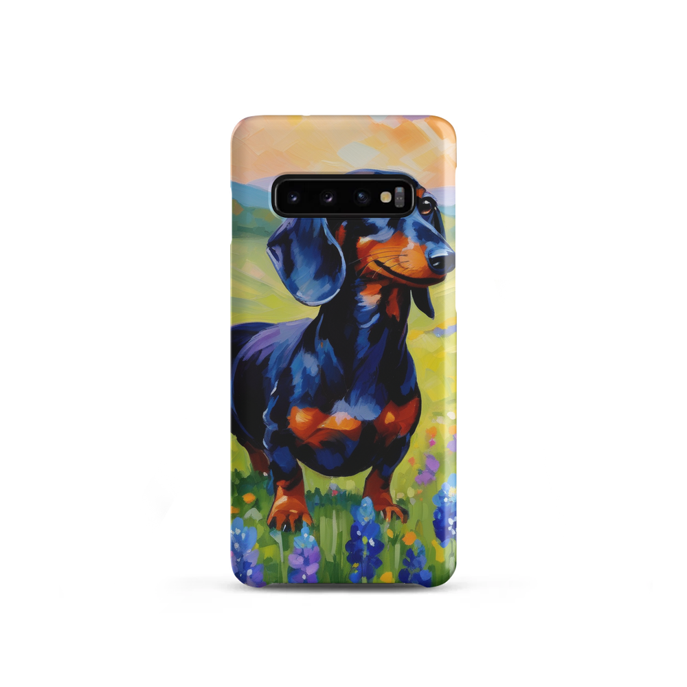 PugMug Custom Black Dachshund Samsung Case