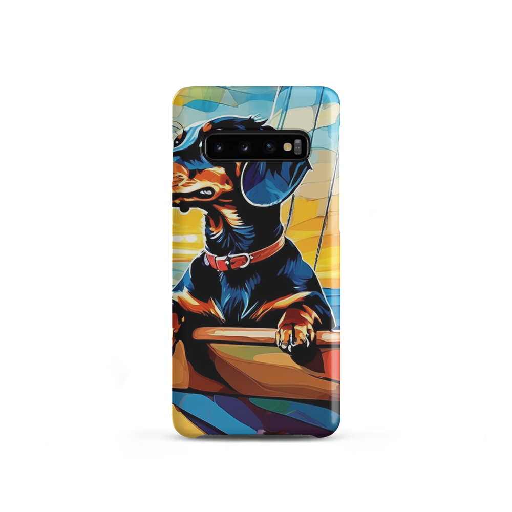 PugMug Custom Black Dachshund Samsung Case