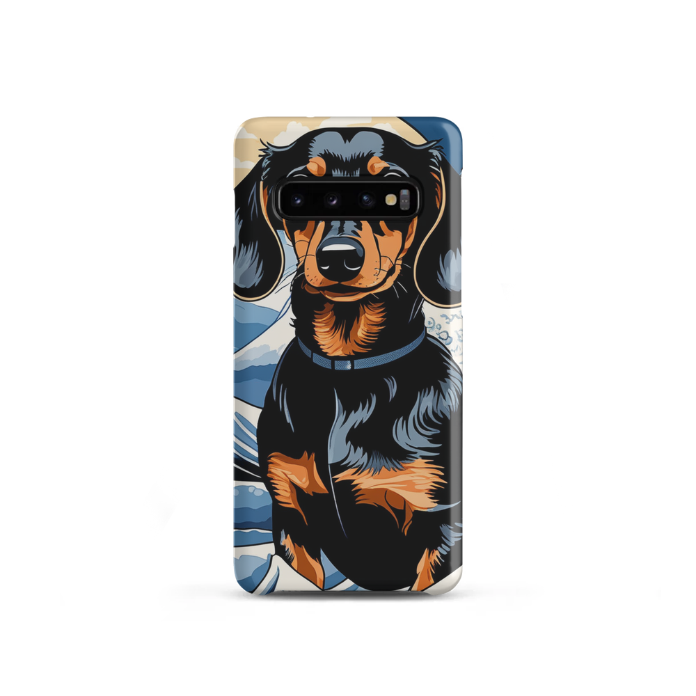 PugMug Custom Black Dachshund Samsung Case