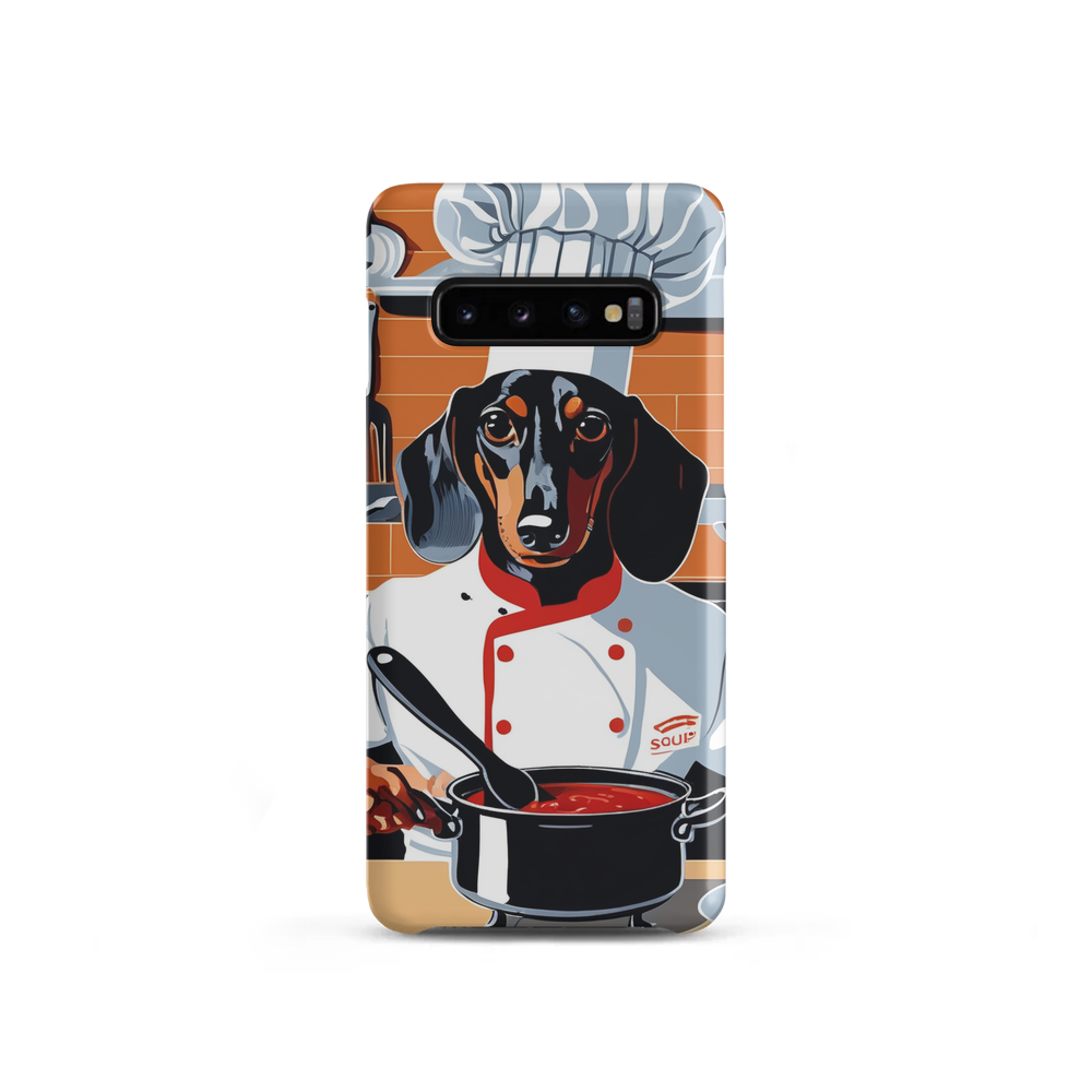 PugMug Custom Black Dachshund Samsung Case