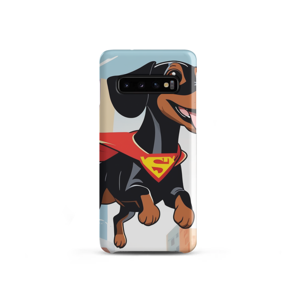 PugMug Custom Black Dachshund Samsung Case