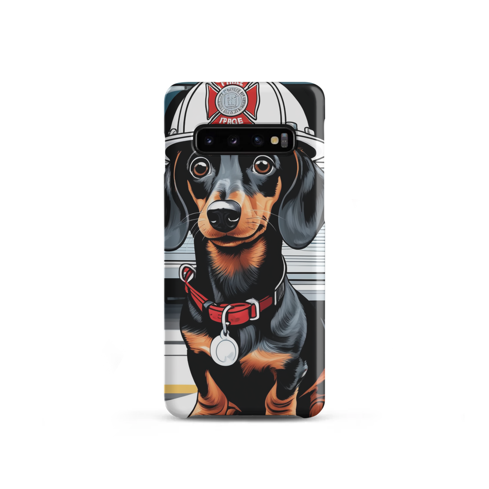 PugMug Custom Black Dachshund Samsung Case