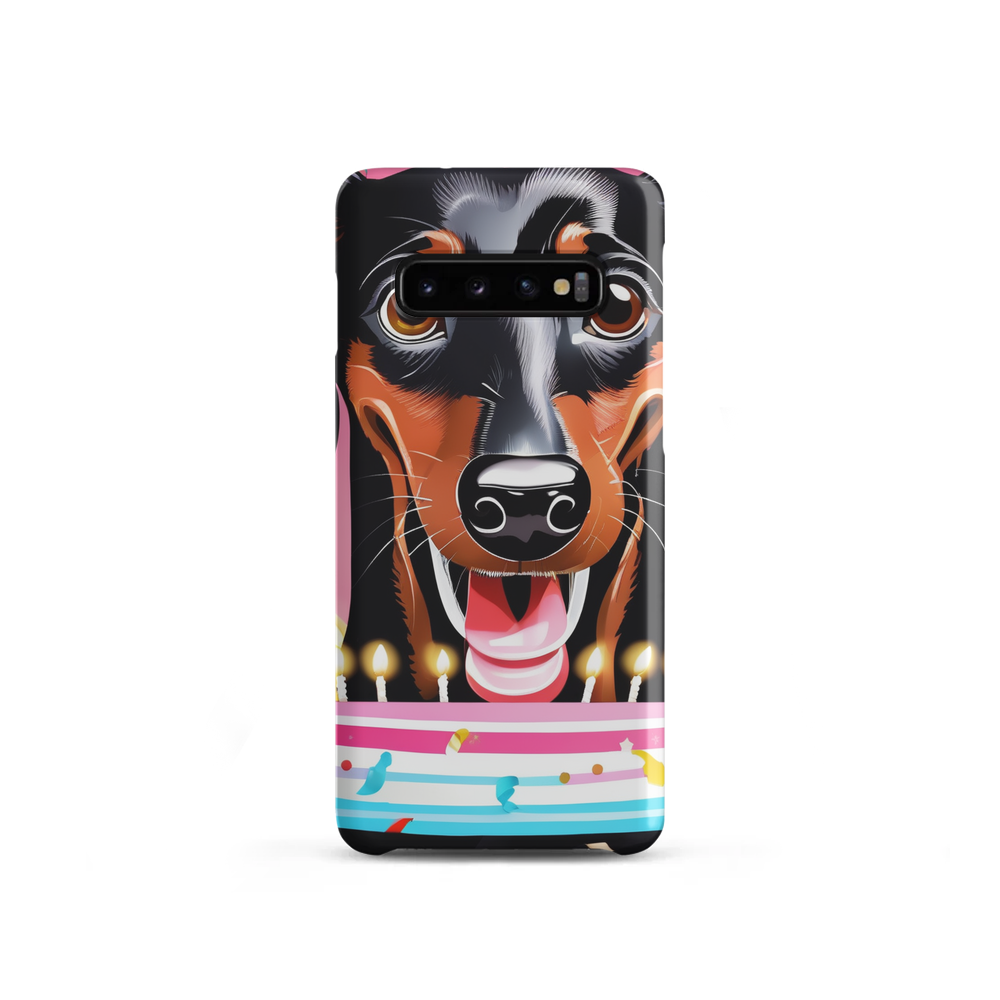PugMug Custom Black Dachshund Samsung Case