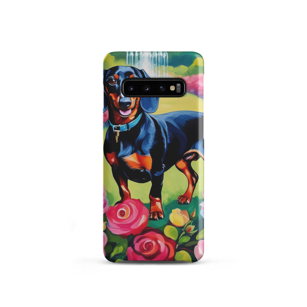 PugMug Custom Black Dachshund Samsung Case