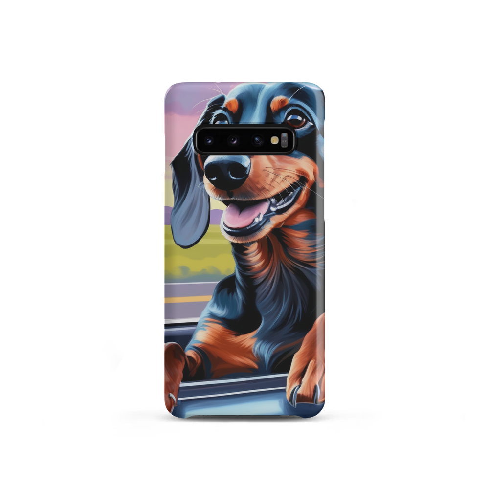 PugMug Custom Black Dachshund Samsung Case