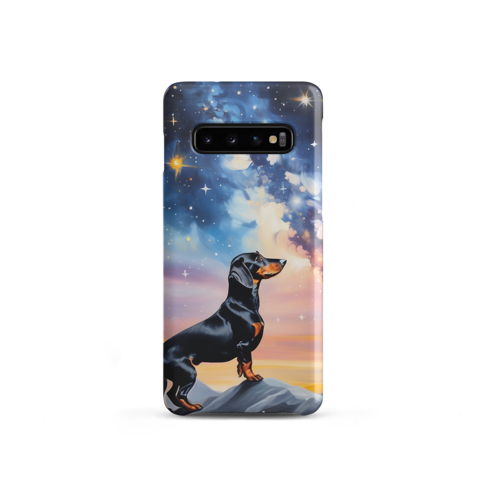 PugMug Custom Black Dachshund Samsung Case