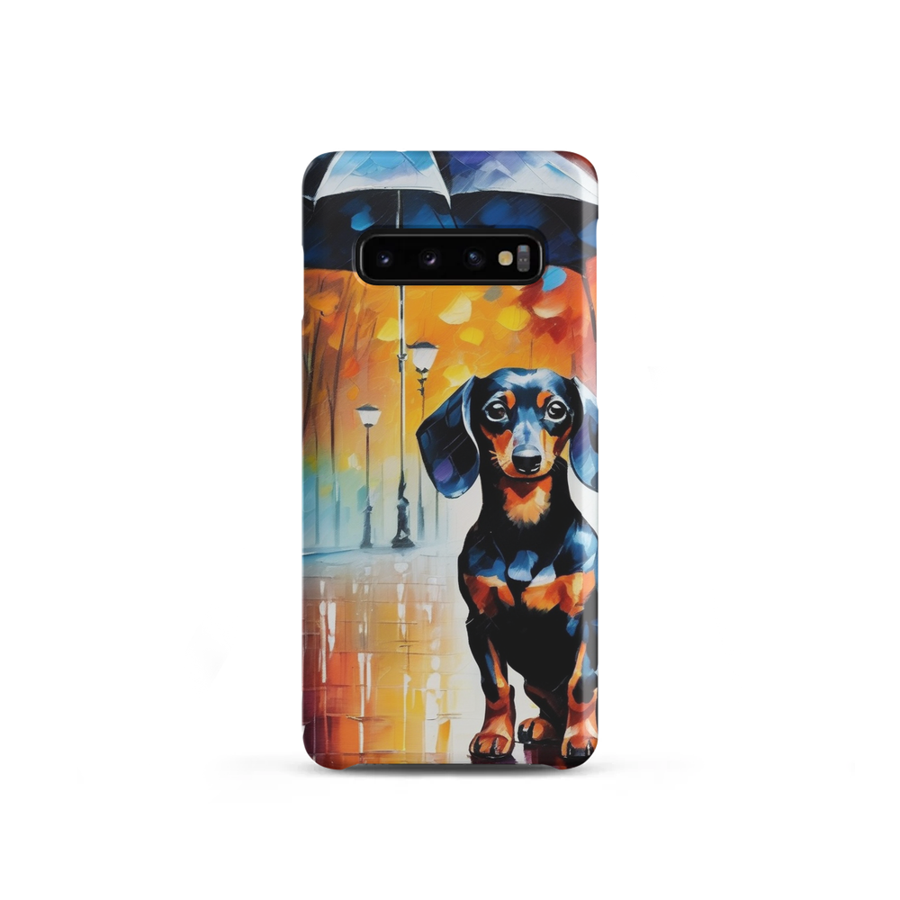 PugMug Custom Black Dachshund Samsung Case