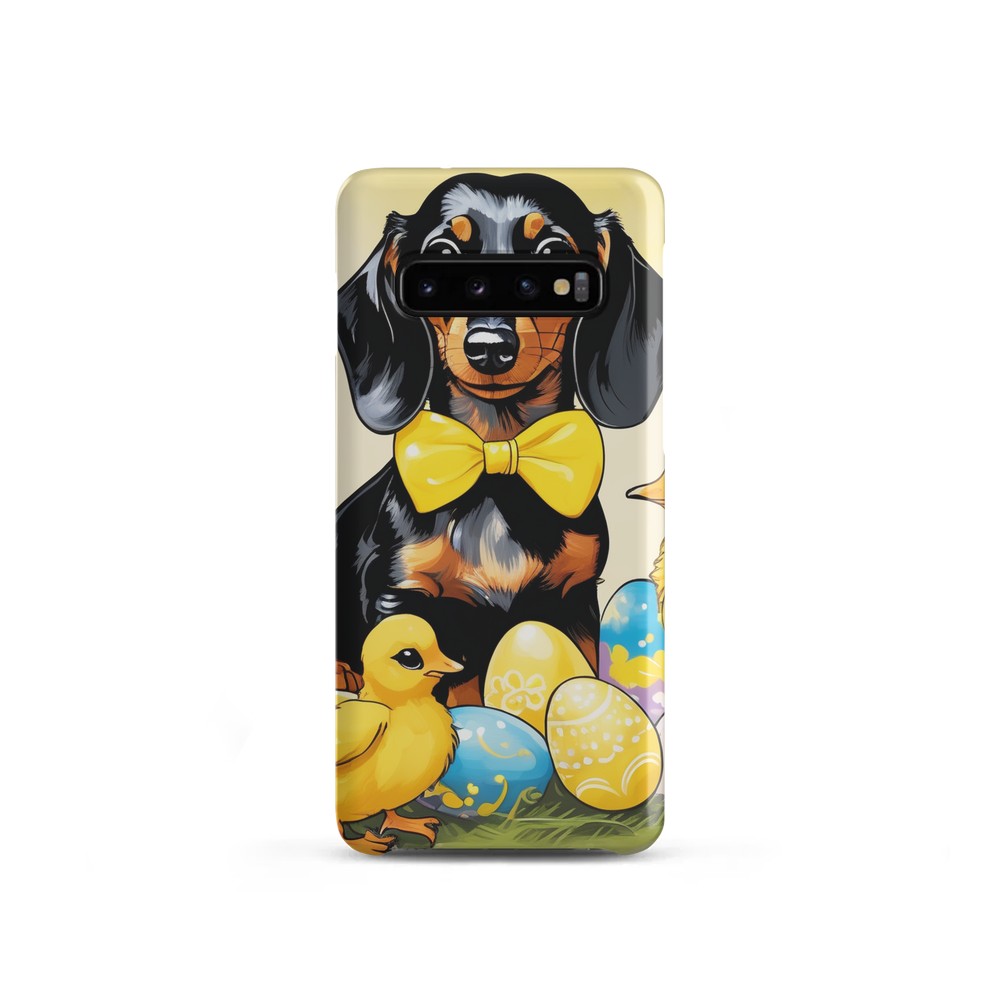 PugMug Custom Black Dachshund Samsung Case