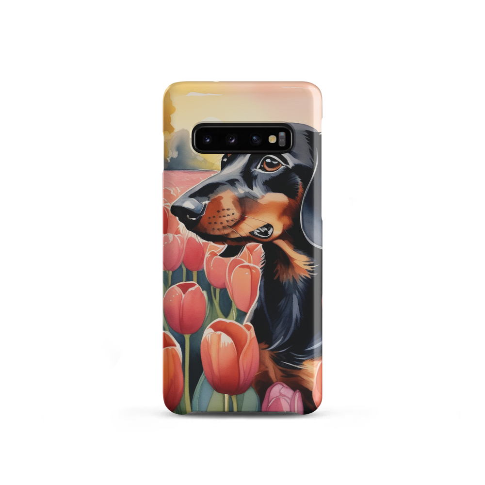 PugMug Custom Black Dachshund Samsung Case