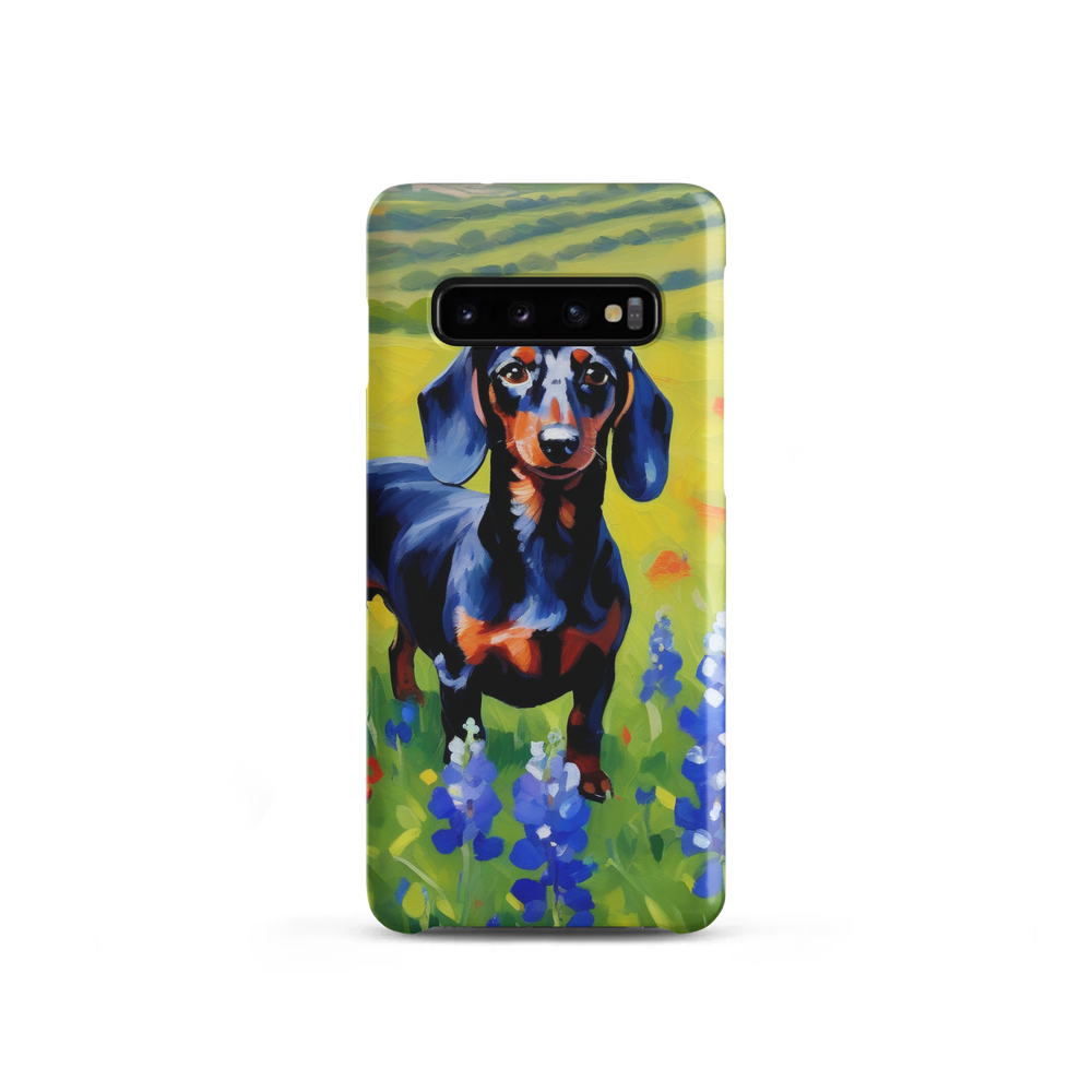 PugMug Custom Black Dachshund Samsung Case