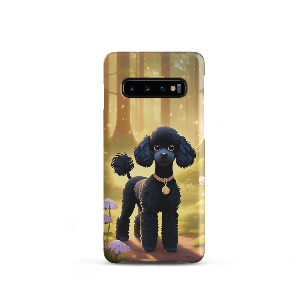 PugMug Custom Black Poodle Samsung Case