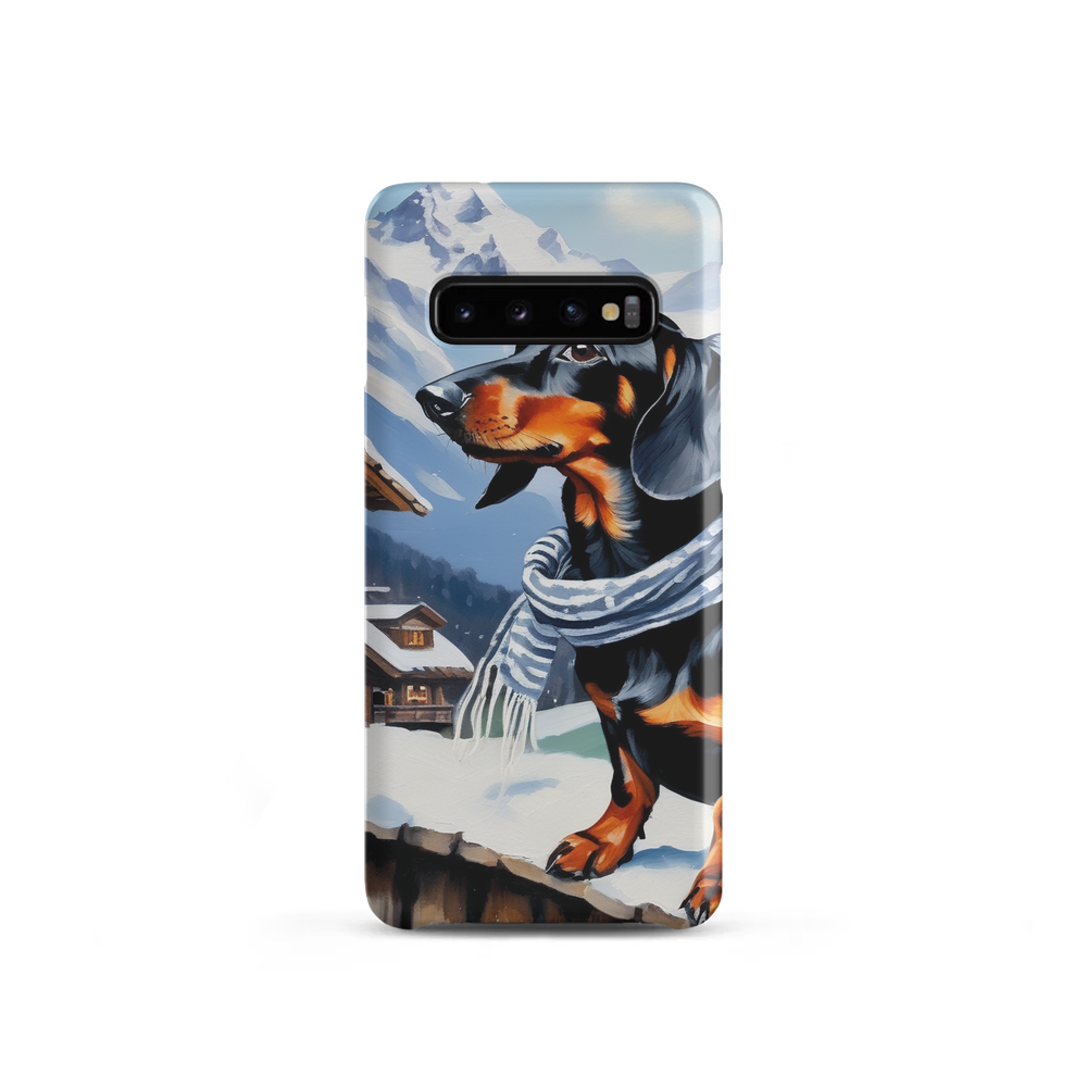 PugMug Custom Black Dachshund Samsung Case
