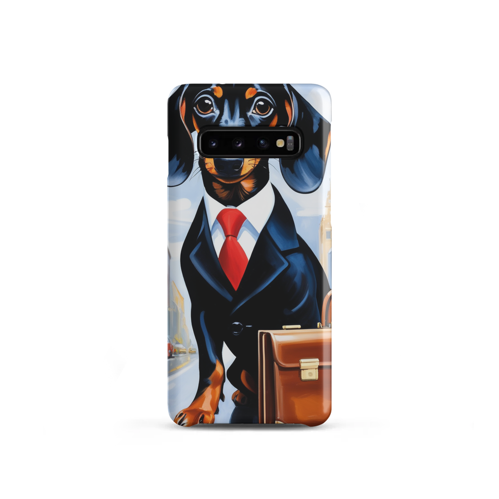 PugMug Custom Black Dachshund Samsung Case