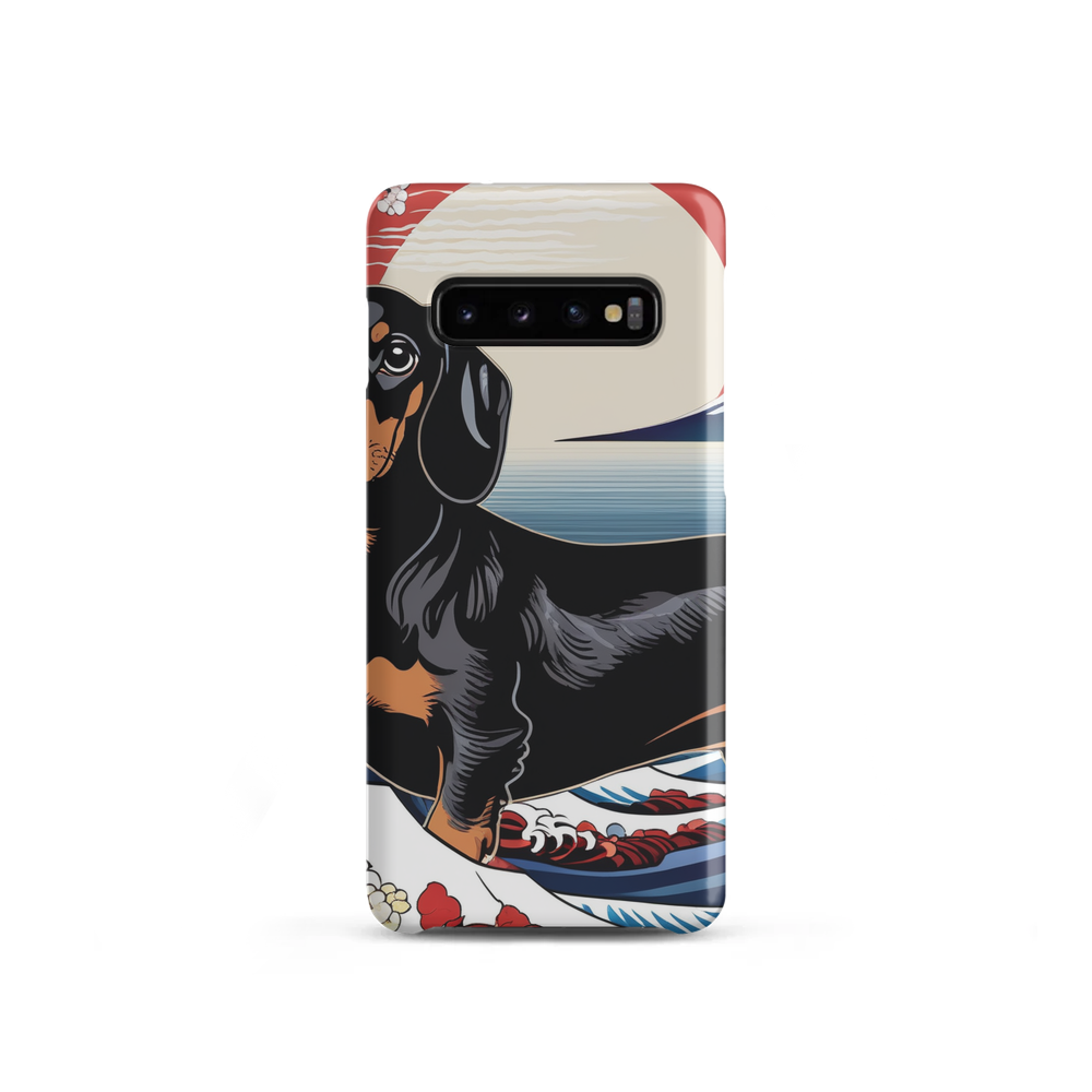 PugMug Custom Black Dachshund Samsung Case