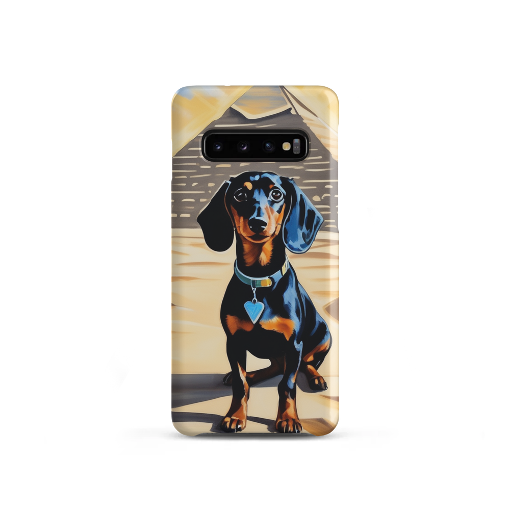 PugMug Custom Black Dachshund Samsung Case