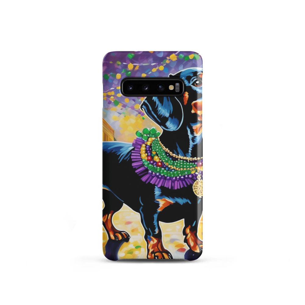PugMug Custom Black Dachshund Samsung Case