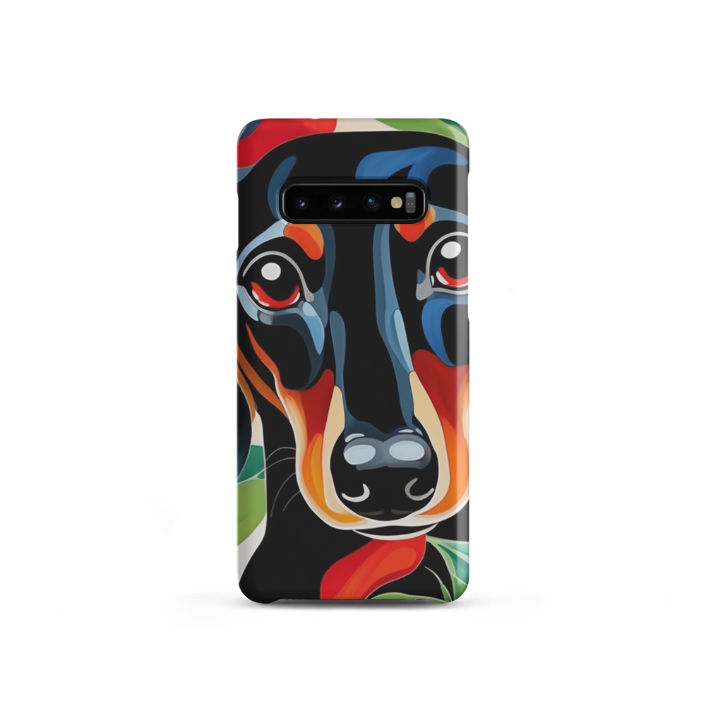 PugMug Custom Black Dachshund Samsung Case