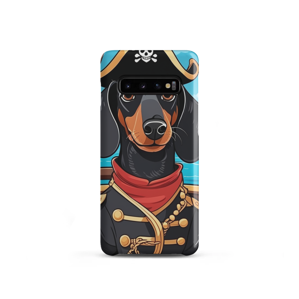 PugMug Custom Black Dachshund Samsung Case