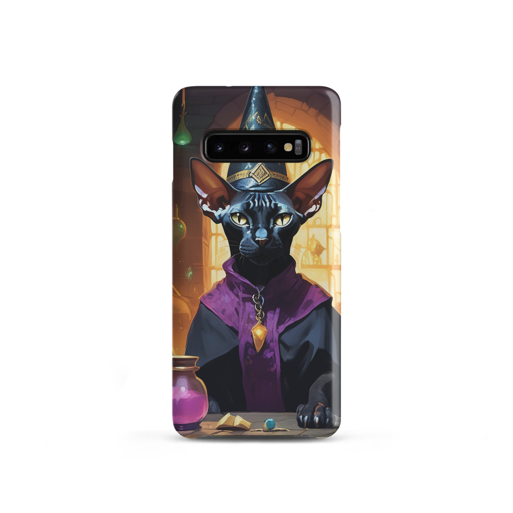 PugMug Custom Black Sphynx Cat Samsung Case
