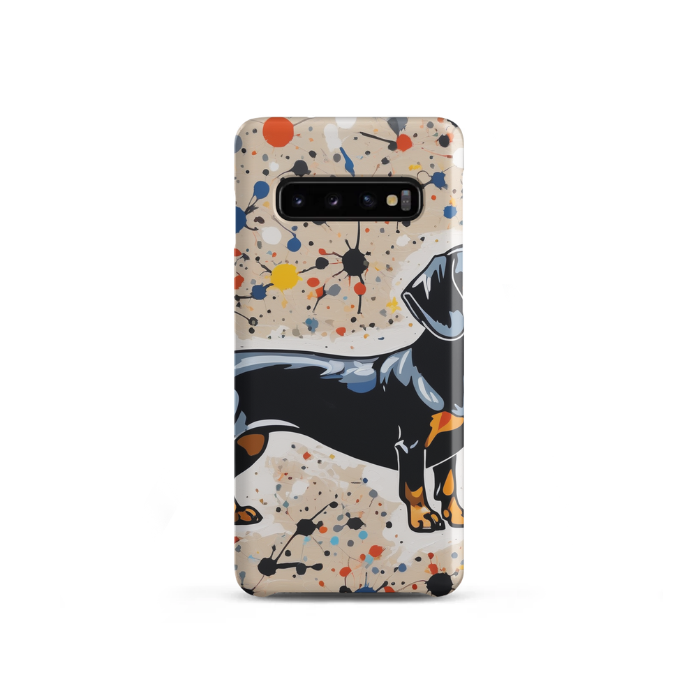 PugMug Custom Black Dachshund Samsung Case