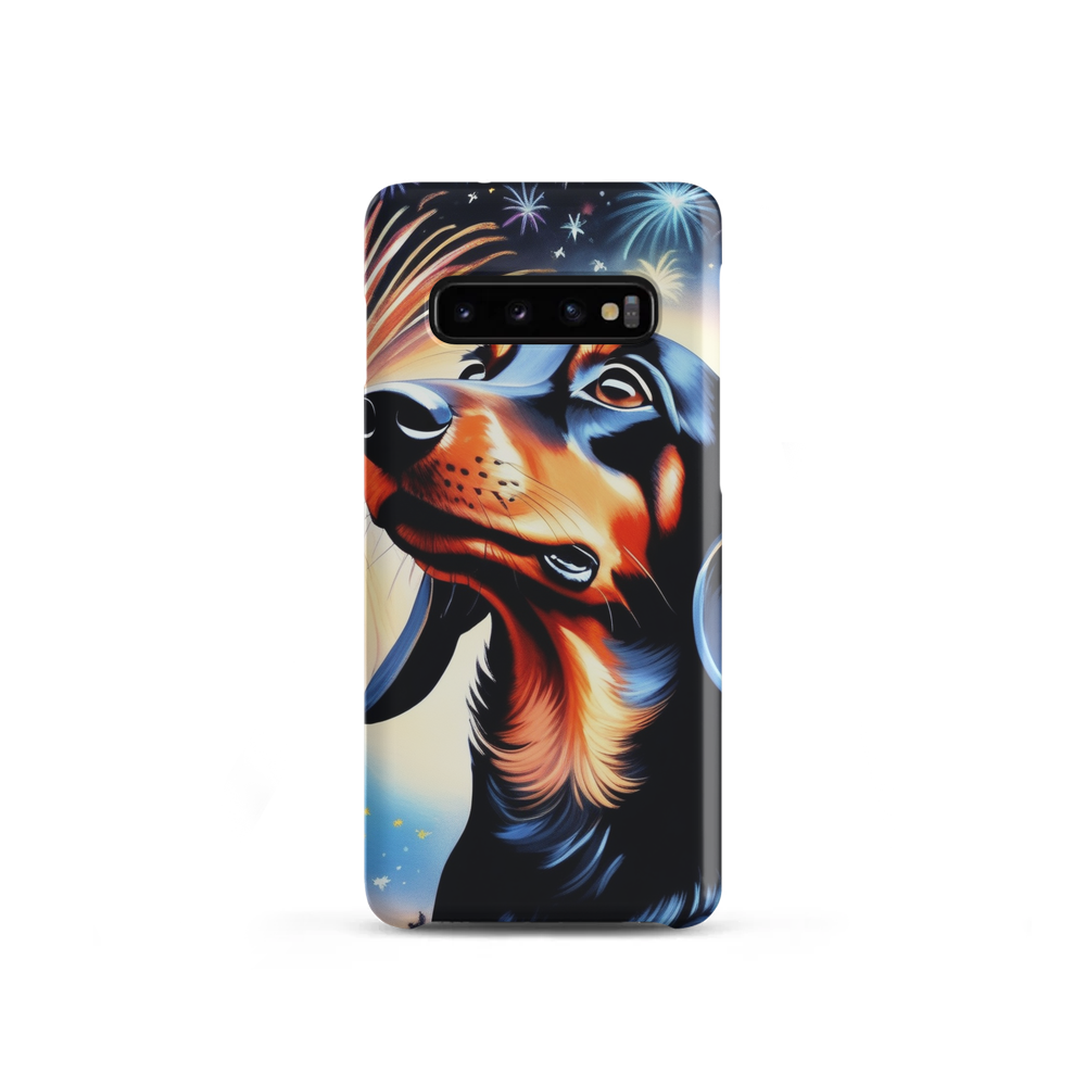 PugMug Custom Black Dachshund Samsung Case