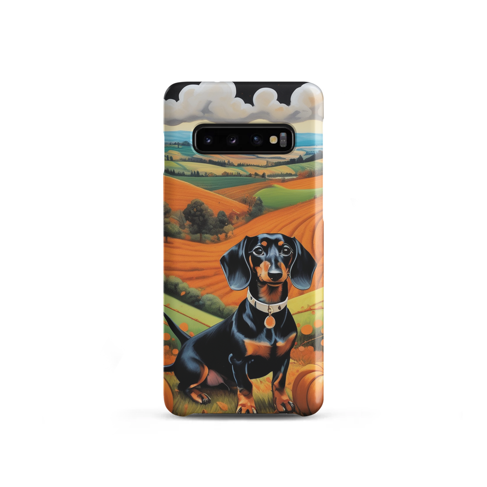 PugMug Custom Black Dachshund Samsung Case