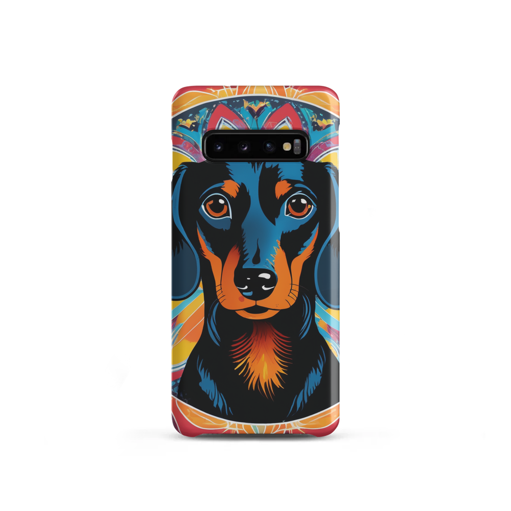 PugMug Custom Black Dachshund Samsung Case