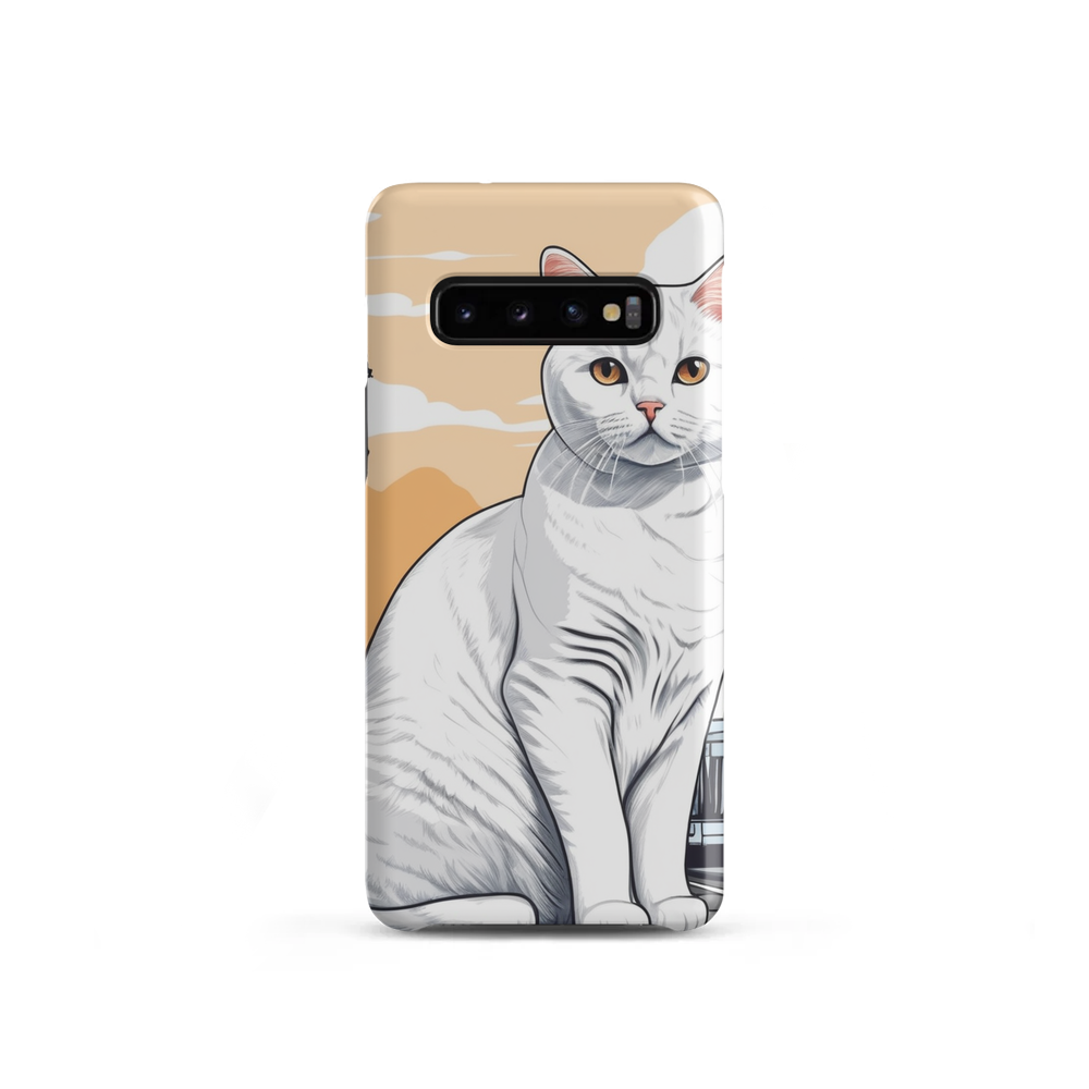 PugMug Custom White British Shorthair Cat Samsung Case