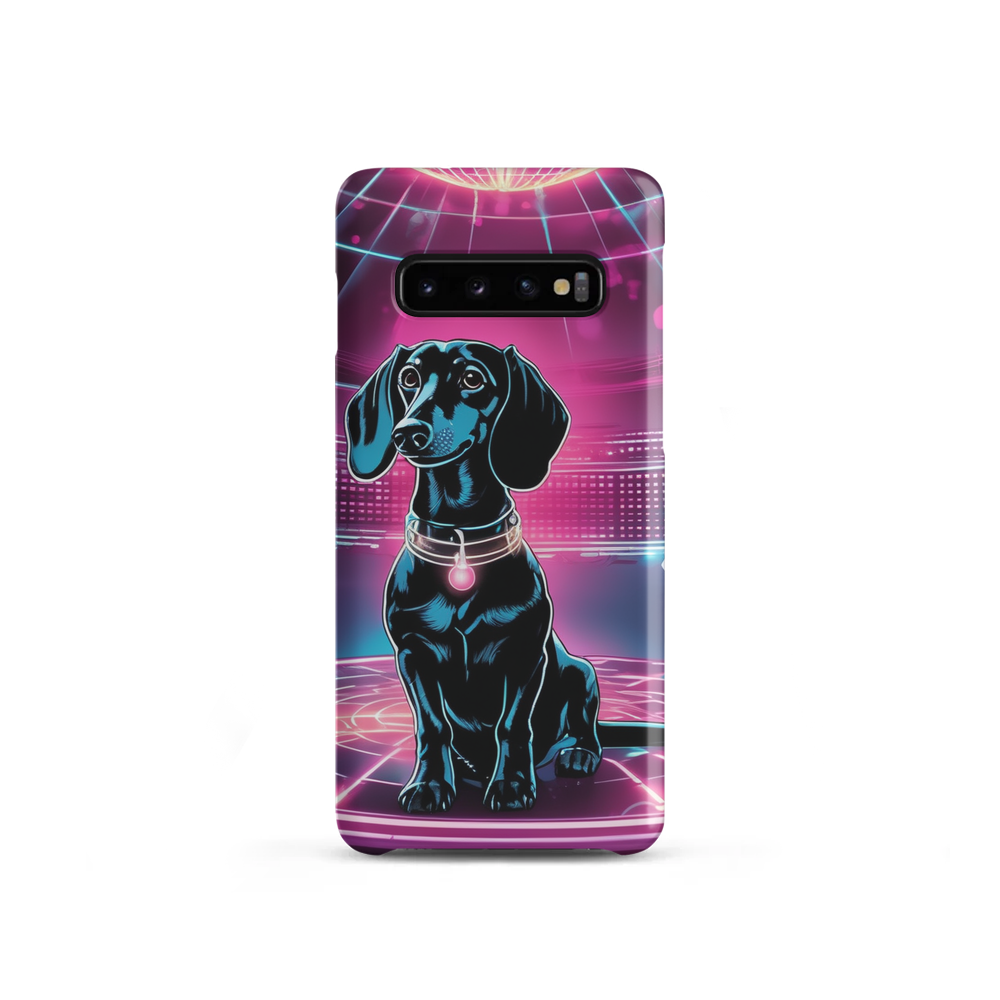 PugMug Custom Black Dachshund Samsung Case