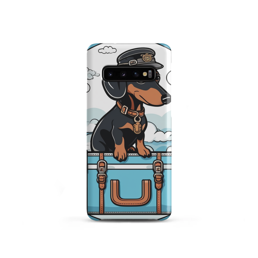 PugMug Custom Black Dachshund Samsung Case