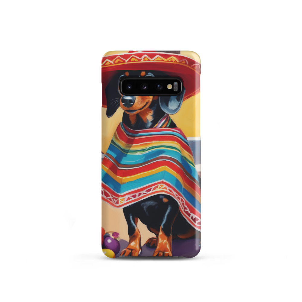 PugMug Custom Black Dachshund Samsung Case