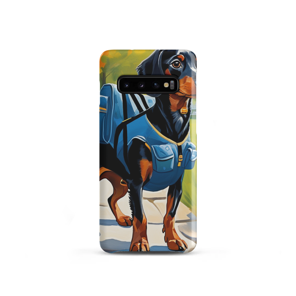 PugMug Custom Black Dachshund Samsung Case