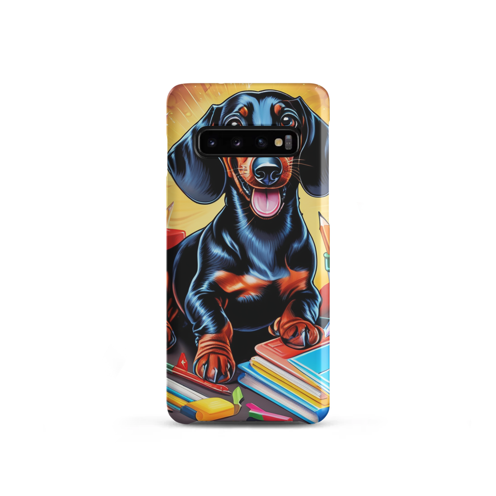 PugMug Custom Black Dachshund Samsung Case