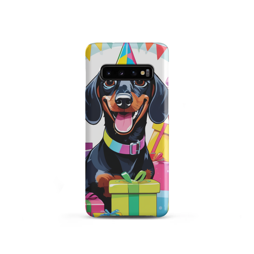 PugMug Custom Black Dachshund Samsung Case