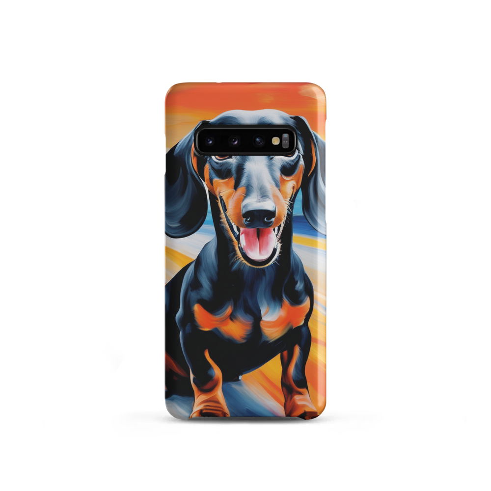 PugMug Custom Black Dachshund Samsung Case