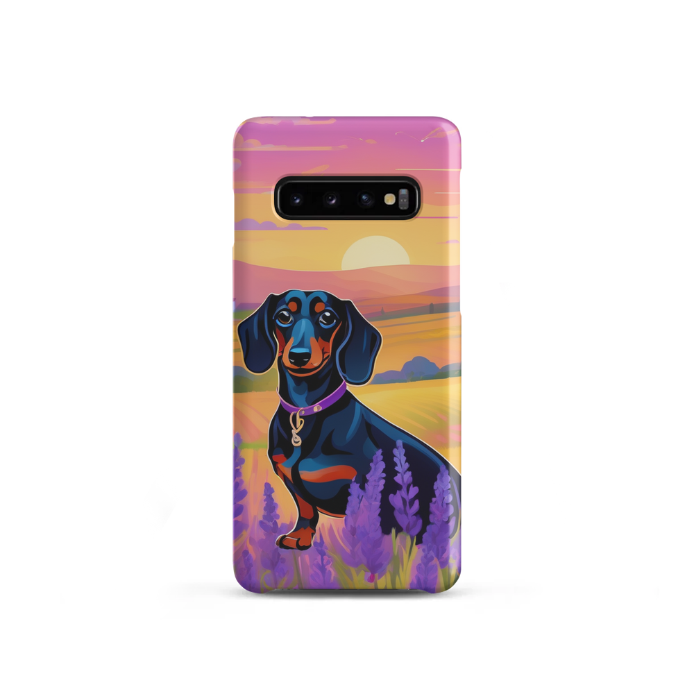 PugMug Custom Black Dachshund Samsung Case