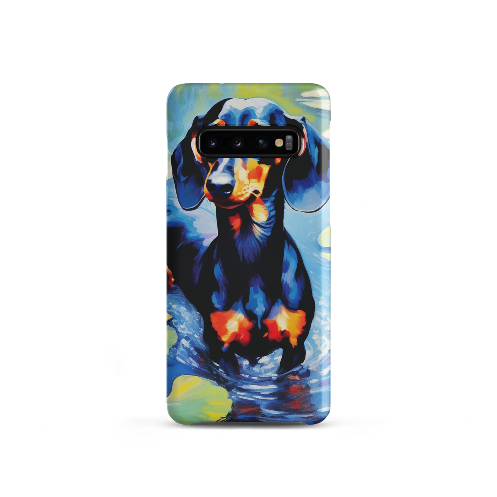PugMug Custom Black Dachshund Samsung Case
