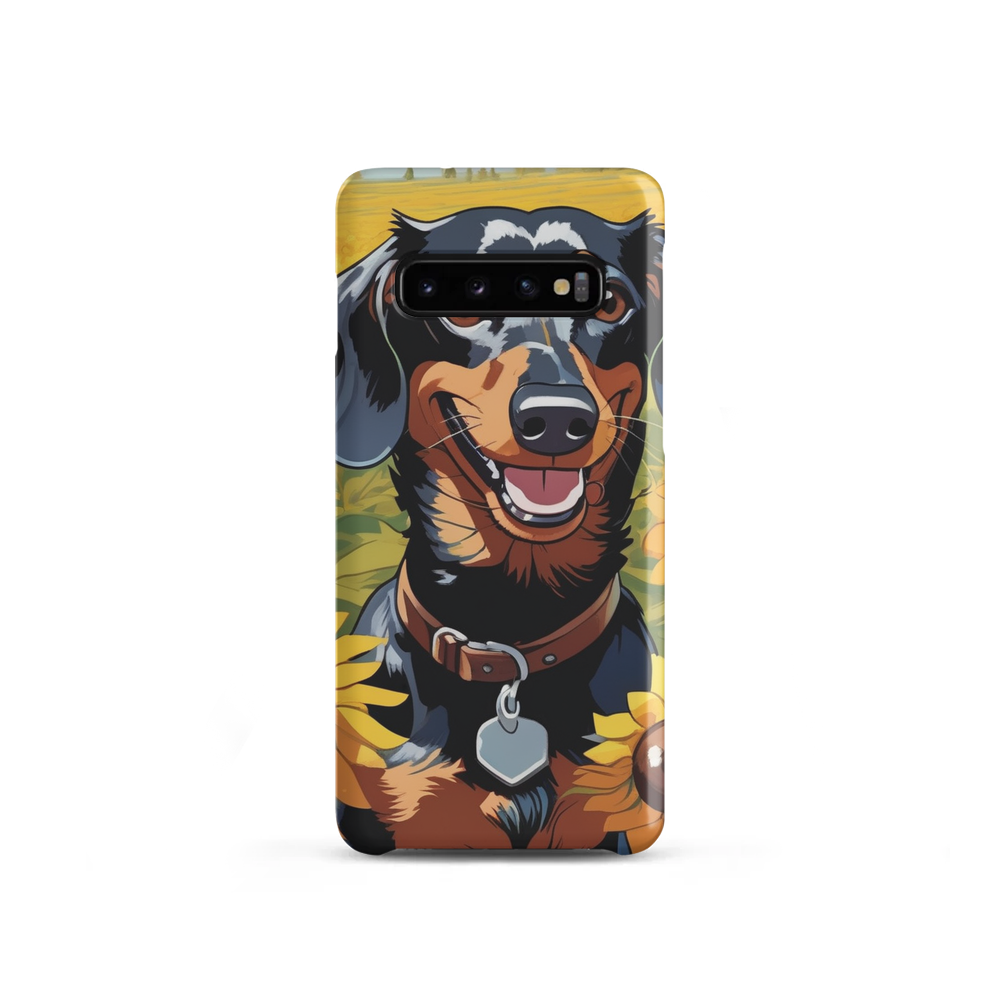 PugMug Custom Black Dachshund Samsung Case